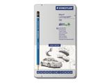 STAEDTLER Bleistift Mars Lumograph 12ST Sechskant