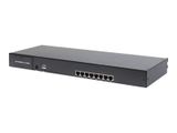 DIGITUS Modulare Konsole 17"TFT,8-Port CAT5 KVM&Touchpad,