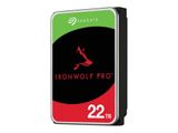 Seagate 8.9cm (3.5") 22TB SATA3 IronWolf Pro 7200 512MB intern