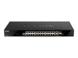 Switch 440mm D-Link DGS-1520-28 2*SFP+/ 2*XGE/24*GE retail