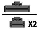 Supermicro Slimline x8 (STR) to 2x Slimline x4 (STR) 60CM