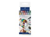 FABER-CASTELL Marker Metallics 12er Kartonetui