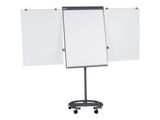 MAUL Flipchart MAULoffice, Rundfuß m.2 Papierhaltern anthra.