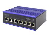 DIGITUS Switch Ind. 8-Port 10/100 Unmanaged blau