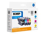 KMP Patrone Brother LC3219VALDR Multip. 1500-3000 S. B58VX refilled