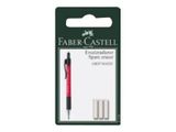 FABER-CASTELL Ersatzradierer DBS Grip Matic BK 3x