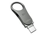 USB-Stick 128GB Silicon Power USB3.0 C80 Silver Type-C Ready