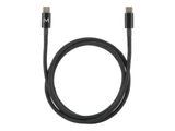 Mobilis Cable USB C / USB C - 1m - 100W - Black