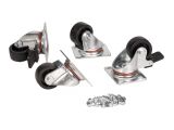 Equip EZW-2 4xRäder für Serverschränke 75mm sw