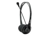Equip Headset Klinke 2x3.5mm Mikro,int.Bed.Stereo 1.8m sw