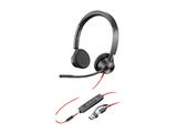 Poly Blackwire 3325 UC Stereo USB-C Teams zert.