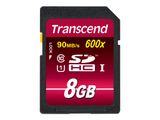SD Card 8GB Transcend SDHC UHS-I 600x