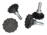 Equip EZF-1 4xFüße für Serverschränke 60mm sw