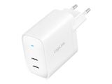 Logilink Steckdosenadapter, 2x USB-C, GaN, 40W