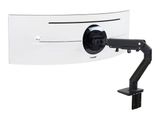 Ergotron Tischhalter HX UWMonitor -49"-19kg -SW -1000R Wölb.