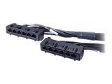 APC Data Distribution Cable, CAT6 UTP CMR 6XRJ-45 Black,