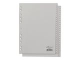 DURABLE Zahlenregister A4 gepr Taben 1-52 PP volldeck. grau