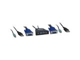 Inter-Tech KVM Kabel-Switch KVM-LS-21JA
