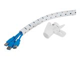 Neomounts Kabelspirale 200x1,5cm 1-5Kabel weiß