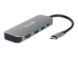 D-Link DUB-2325 6-in-1 USB-C Hub mit HDMI/USB-PD/SD-Reader retail