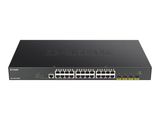 Switch 440mm D-Link DGS-1250-28XMP 4*SFP+/24*GE PoE+ retail