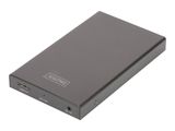 DIGITUS Externes Gehäuse 2,5" SATAIII USB3.0 SSD/HDD Alu sw