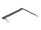 Delock Telefonkabel/Spiralkabel RJ11 St. zu RJ45 St. 2m S.