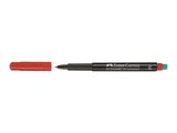 FABER-CASTELL Marker Multimark permanent M rot 10Stk