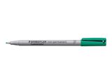 STAEDTLER Folienstift Lumocolor non-perm F grün 10 Stück