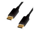 Logilink DisplayPort-Kabel, DP/M 4K/60 Hz CCS schw. 2 m