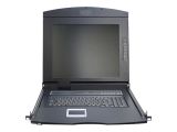DIGITUS Modulare Konsole 17" TFT, 8-port KVM & Touch,US