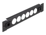 DELOCK 10 D-Typ Patchpanel 6 Port werkzeugfrei schwarz