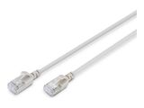 DIGITUS Patchkabel CAT 6A F/FTP Slim 1,00m grau