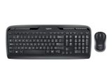 Logitech Wireless Keyboard+Mouse MK330 black retail