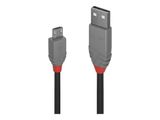 LINDY USB 2.0 Kabel Typ A/Micro-B Anthra Line M/M 2m