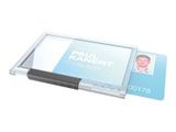 DURABLE Kartenhalter Pushbox Mono 10 Stück transparent