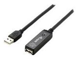 Equip Kabel USB-A 2.0 -> A Verl. St/Bu 10.00m 480Mbps akt.sw