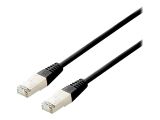 Equip Patchkabel Cat6A 5Stk S/FTP 2xRJ45 5.00m schw. Plat