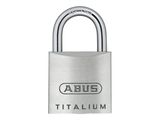 ABUS Titalium-Vorhängeschloss verschieden schliessend 25mm