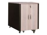 DIGITUS SOUNDproof Schrank 32HE 1666x750x1130mm Ahorn (Speditionsversand)