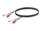 Schwaiger Audiokabel Cinch Verbindungskabel 1,5m Schwarz