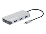 MANHATTAN USB-C 8-in-1 Dockingstation HDMI RJ45 3xUSB-A