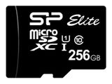 Silicon Power MicroSD Card 256GB UHS-1 Elite/CL.10 inkl.Adap
