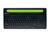 MediaRange Tastatur Wireless 78 Tasten Touchpad DE schwarz