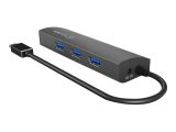 Hub 3-Port IcyBox USB 3.0 IB-HUB1406-C Aluminium Gehäuse (b retail