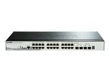 Switch 440mm D-Link DGS-1510-28P 2*SFP/2*SFP+/24*GE PoE retail