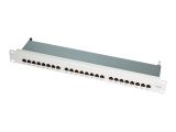 Logilink 19" Cat.6 Patchpanel, 24-port, STP, grau