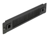 DELOCK 10" Kabelmanagement Bürstenleiste 1 HE schwarz