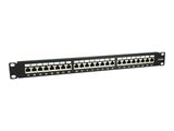 Equip 19" Patchpanel 24x RJ45 Cat6a FTP 1HE schwarz
