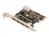 Logilink PCI Express Karte, 4x USB 3.0
